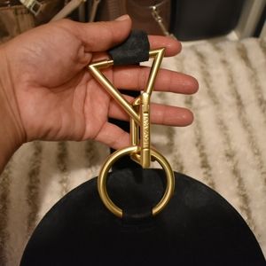 Tara Zadeh Black Suede Bag